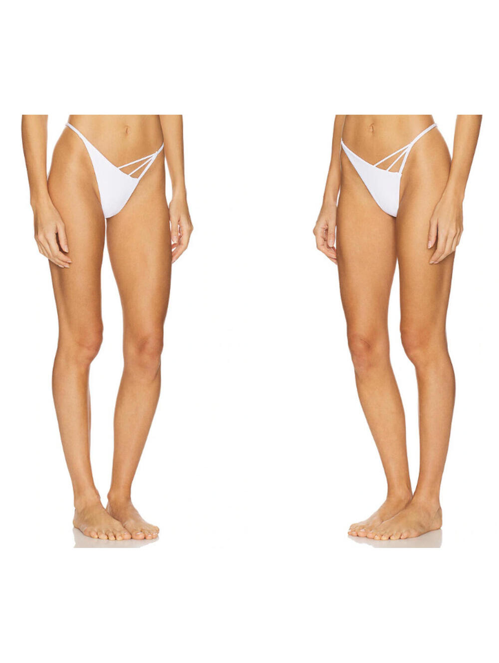 lovewave the Charley Bikini Bottom white size M NWT $78msrp - Picture 2 of 8
